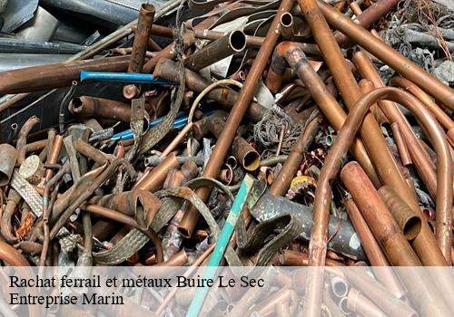 Rachat ferrail et métaux buire-le-sec-62870 Entreprise Marin