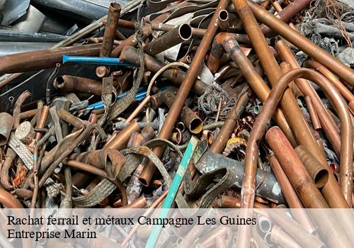Rachat ferrail et métaux campagne-les-guines-62340 Entreprise Marin