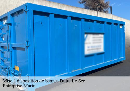 Mise à disposition de bennes buire-le-sec-62870 Entreprise Marin