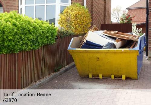 Tarif Location Benne buire-le-sec-62870 Entreprise Marin