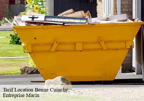 Tarif Location Benne cuinchy-62149 Entreprise Marin