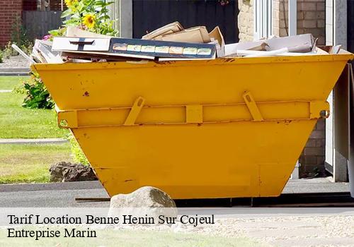 Tarif Location Benne henin-sur-cojeul-62128 Entreprise Marin