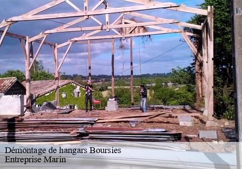 Démontage de hangars boursies-62147 Entreprise Marin