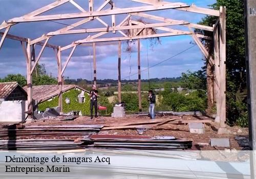 Démontage de hangars acq-62144 Entreprise Marin
