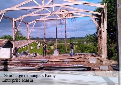 Démontage de hangars bomy-62960 Entreprise Marin