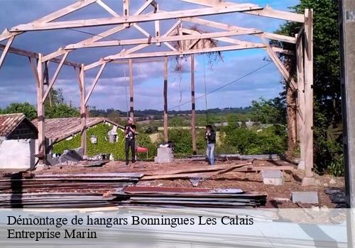 Démontage de hangars bonningues-les-calais-62340 Entreprise Marin
