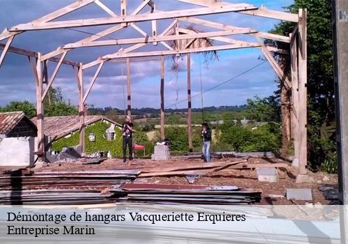 Démontage de hangars vacqueriette-erquieres-62140 Entreprise Marin