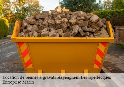 Location de bennes à gravats bayenghem-les-eperlecques-62910 Entreprise Marin