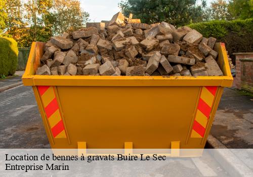 Location de bennes à gravats buire-le-sec-62870 Entreprise Marin