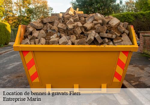 Location de bennes à gravats flers-62270 Entreprise Marin