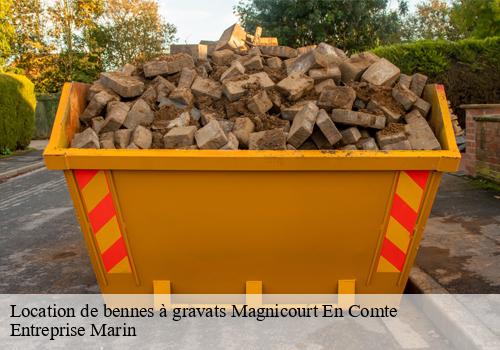 Location de bennes à gravats magnicourt-en-comte-62127 Entreprise Marin