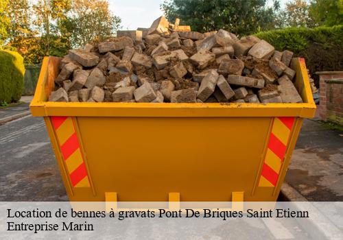 Location de bennes à gravats pont-de-briques-saint-etienn-62360 Entreprise Marin